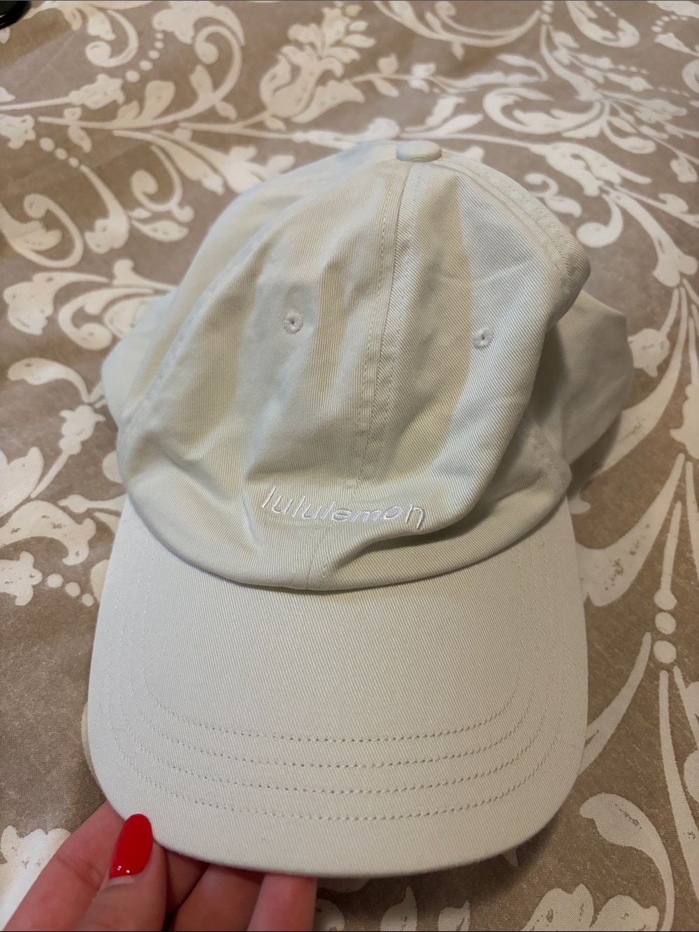 lululemon athletica off white cap